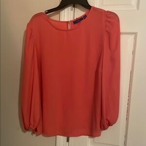 Elegant Coral Blouse